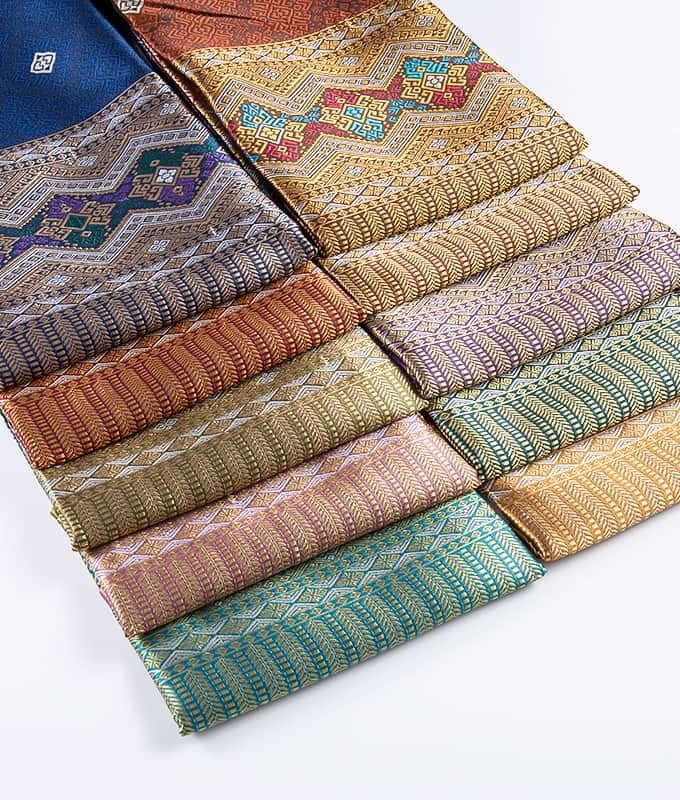 Traditional Southeast Asian Short Sarong Polyester Fabric