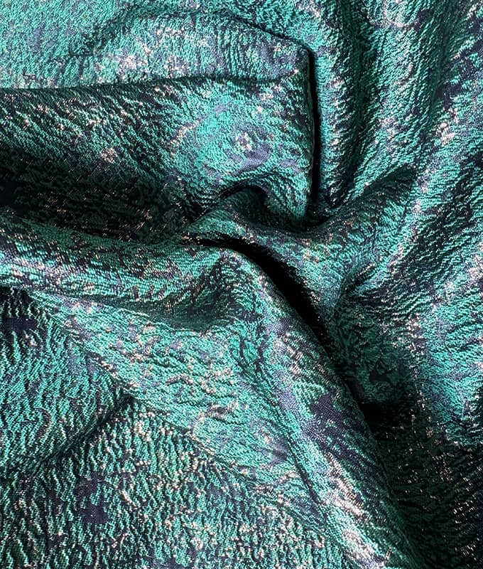 Shimmering Thicket Gold-thread Jacquard Fabric
