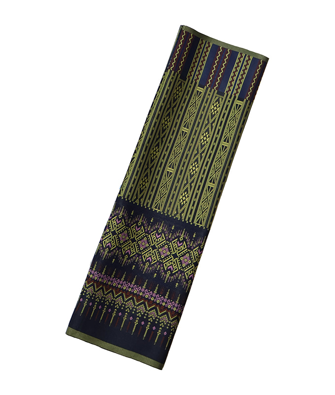 Southeast Asian Style Dark Ethnic Polyester Jacquard Fabric